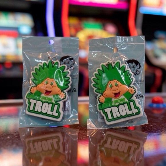 Vintage Accessories - Vintage Lucky Bingo Troll Keychain NWT | 90s Nostalgia